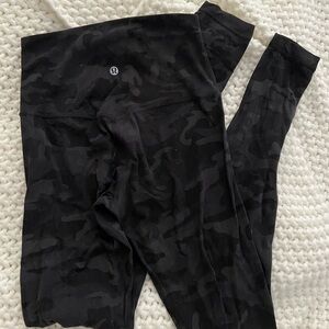Lululemon black camo leggings